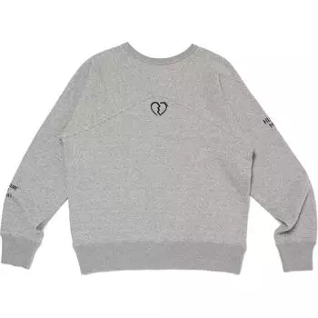 Толстовка с круглым вырезом HUMAN MADE, серый