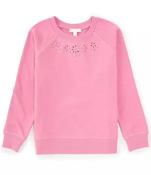 Толстовка с круглым вырезом и длинными рукавами для девочек GB Big Girls 7–16, розовый
