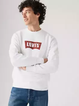 Толстовка с круглым вырезом и графическим принтом Levi's, белый