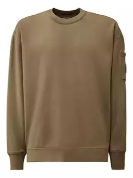 Толстовка с круглым вырезом и линзами C.P. Company, коричневый