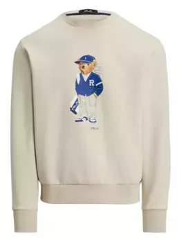Толстовка с круглым вырезом и логотипом медведя RLX Ralph Lauren, нейтральный