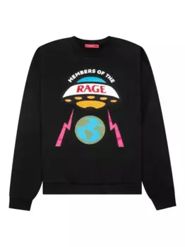 Толстовка с круглым вырезом и логотипом MEMBERS OF THE RAGE, черный
