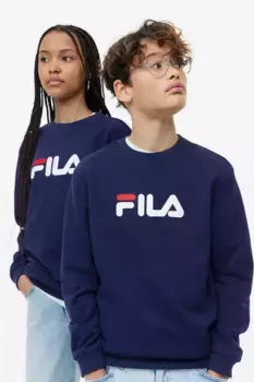 Толстовка с круглым вырезом и логотипом sordal classic H&M, синий