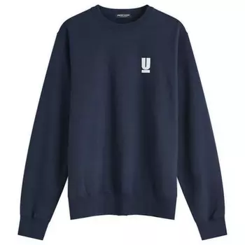 Толстовка с круглым вырезом и логотипом U Undercover, синий