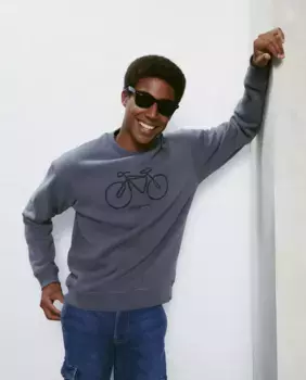 Толстовка с круглым вырезом и мужским принтом Easy Wear, цвет Gris Marengo