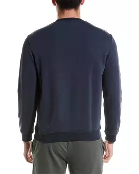Толстовка с круглым вырезом и нашивкой Armani Exchange, синий