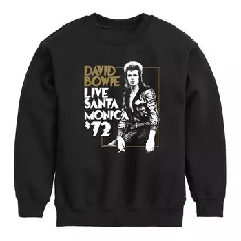 Толстовка с круглым вырезом и рисунком David Bowie Santa Monica для мальчиков 8–20 лет Licensed Character