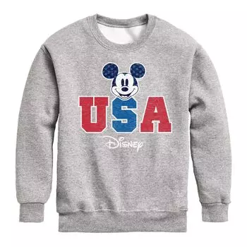 Толстовка с круглым вырезом и рисунком Disney's Mickey Mouse для мальчиков 8–20 лет, США Disney