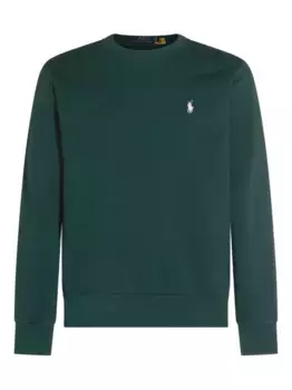 Толстовка с круглым вырезом и вышитым логотипом POLO RALPH LAUREN, зеленый