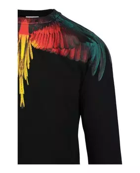Толстовка с круглым вырезом Icon Wings Marcelo Burlon, черный