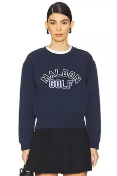 Толстовка с круглым вырезом Ivy от Malbon Golf, navy