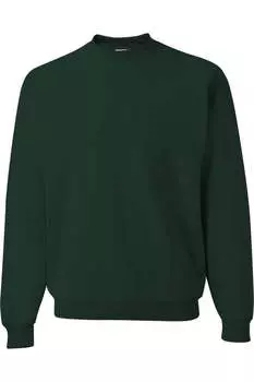 Толстовка с круглым вырезом JERZEES NuBlend, цвет forest green