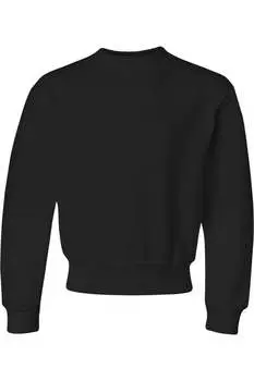 Толстовка с круглым вырезом JERZEES NuBlend Youth, черный