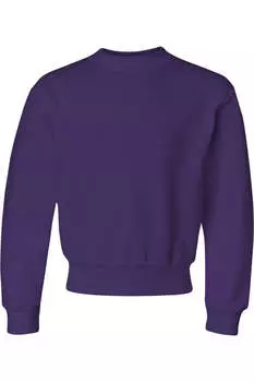 Толстовка с круглым вырезом JERZEES NuBlend Youth, темно-фиолетовый