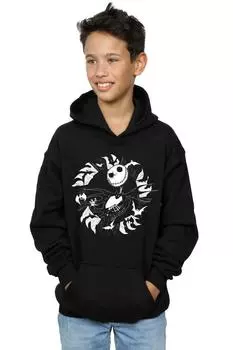 Толстовка с круглым вырезом «Кошмар перед Рождеством» и изображением Джека Бэтмена Disney, черный