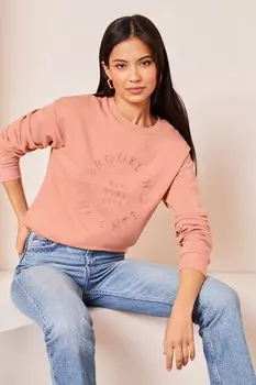 Толстовка с круглым вырезом Lipsy, розовый