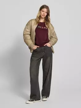 Толстовка с круглым вырезом, модель «REAGAN» Pepe Jeans, бордовый