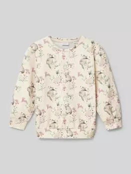 Толстовка с круглым вырезом, модель «СЭДИ» Name It, кремовый