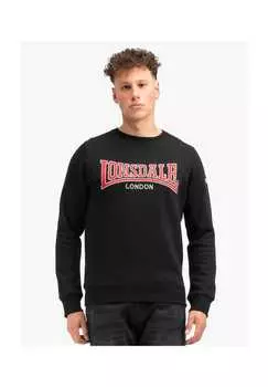 Толстовка с круглым вырезом облегающая berger lp181 Lonsdale, черный