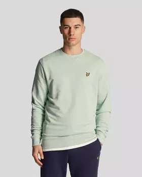 Толстовка с круглым вырезом от in Lyle & Scott, зеленый