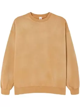 Толстовка с круглым вырезом RE/DONE, коричневый