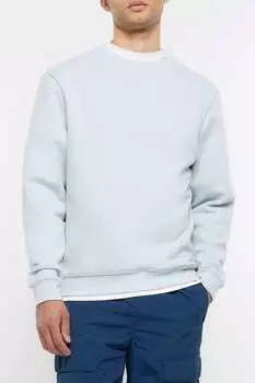 Толстовка с круглым вырезом River Island, синий