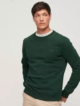 Толстовка с круглым вырезом Superdry, зеленый лес
