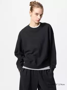 Толстовка с круглым вырезом Uniqlo, цвет 09 черный