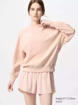Толстовка с круглым вырезом Uniqlo, цвет 10 розовый