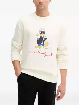 Толстовка с круглым вырезом X Disney Donald Duck KARL LAGERFELD, белый