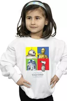 Толстовка с квадратами дроидов Star Wars The Rise Of Skywalker Star Wars, белый