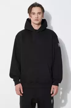 Толстовка с легкими заниженными плечами и двойными болтами Neil Barrett, черный