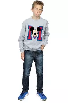 Толстовка с лицом Микки Мауса Disney, серый