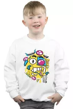 Толстовка с лицом Teen Titans Go Pizza DC Comics, белый