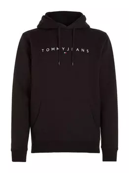 Толстовка с линейным логотипом Tommy Jeans, черный