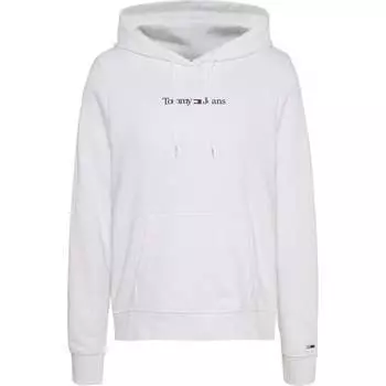Толстовка с линейным узором с регулярными засечками Tommy Jeans, белый
