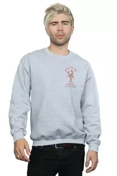 Толстовка с лобстером на груди Friends, серый
