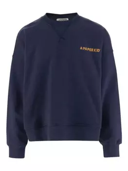 Толстовка с логотипом A Paper Kid, синий