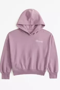 Толстовка с логотипом Abercrombie & Fitch, розовый