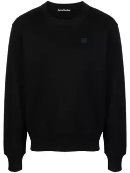 Толстовка с логотипом Acne Studios, черный