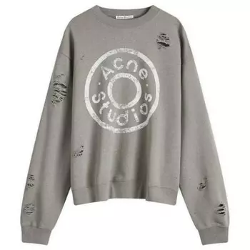 Толстовка с логотипом Acne Studios, зеленый