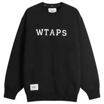 Толстовка с логотипом Академии Wtaps, черный