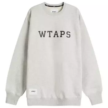 Толстовка с логотипом Академии Wtaps, серый