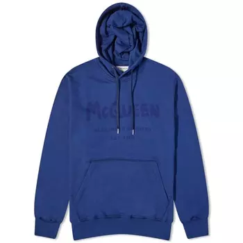 Толстовка с логотипом Alexander McQueen в стиле граффити