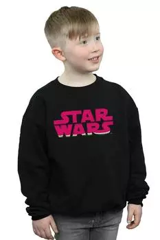 Толстовка с логотипом арбуза Star Wars, черный