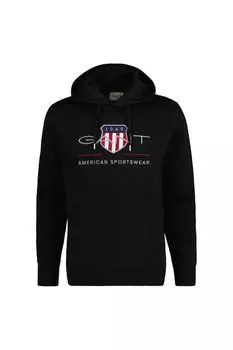 Толстовка с логотипом Archive Shield Gant, черный