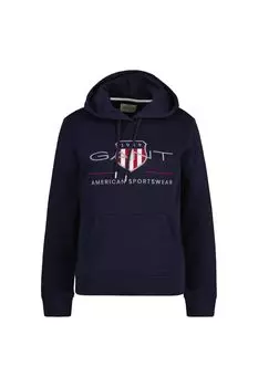 Толстовка с логотипом Archive Shield Gant, синий