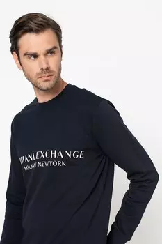 Толстовка с логотипом Armani Exchange, белый