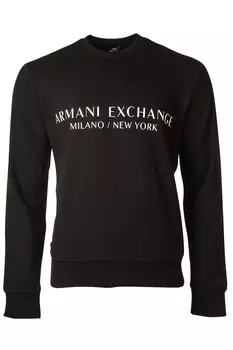 Толстовка с логотипом Armani Exchange, черный