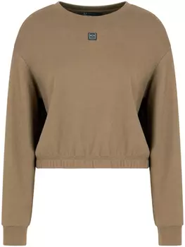 Толстовка с логотипом Armani Exchange, коричневый